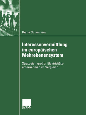 cover image of Interessenvermittlung im europäischen Mehrebenensystem
